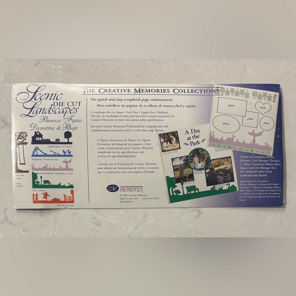 Creative Memories Scenic Die Cut Landscapes